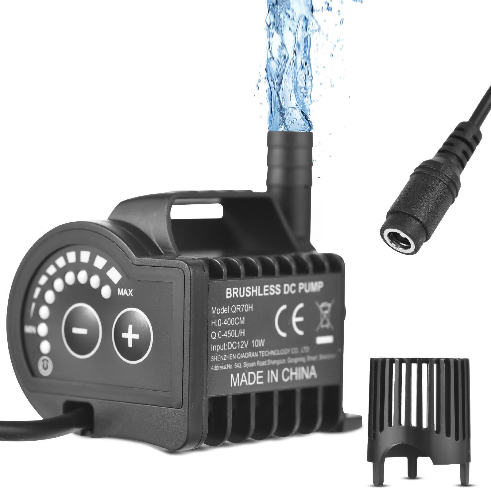 Marine Aquarium Return Pump - Dalgıç 12V Su Pompası 8 Seviye