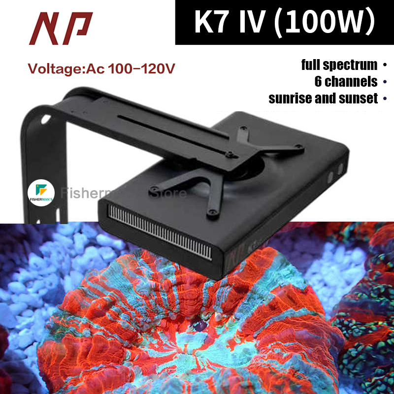 Marine Aquarium Led Lights - Noo-Psyche K7 PRO IV 100W Mercan