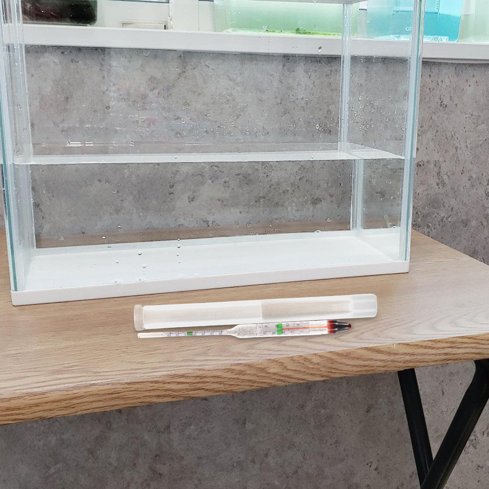 Aquarium Marine Salt - 1 Set Yüksek Hassasiyetli Tuzluluk Hidrometresi