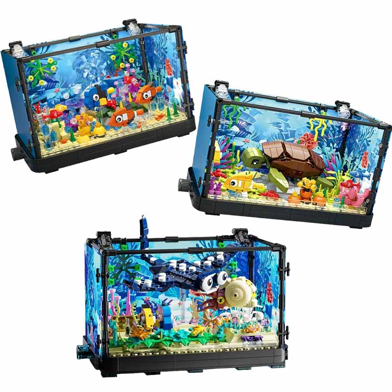 Işıklı Balık Tankı Yapı Taşı S - Marine Aquarium Home incelemesi ve fiyatı