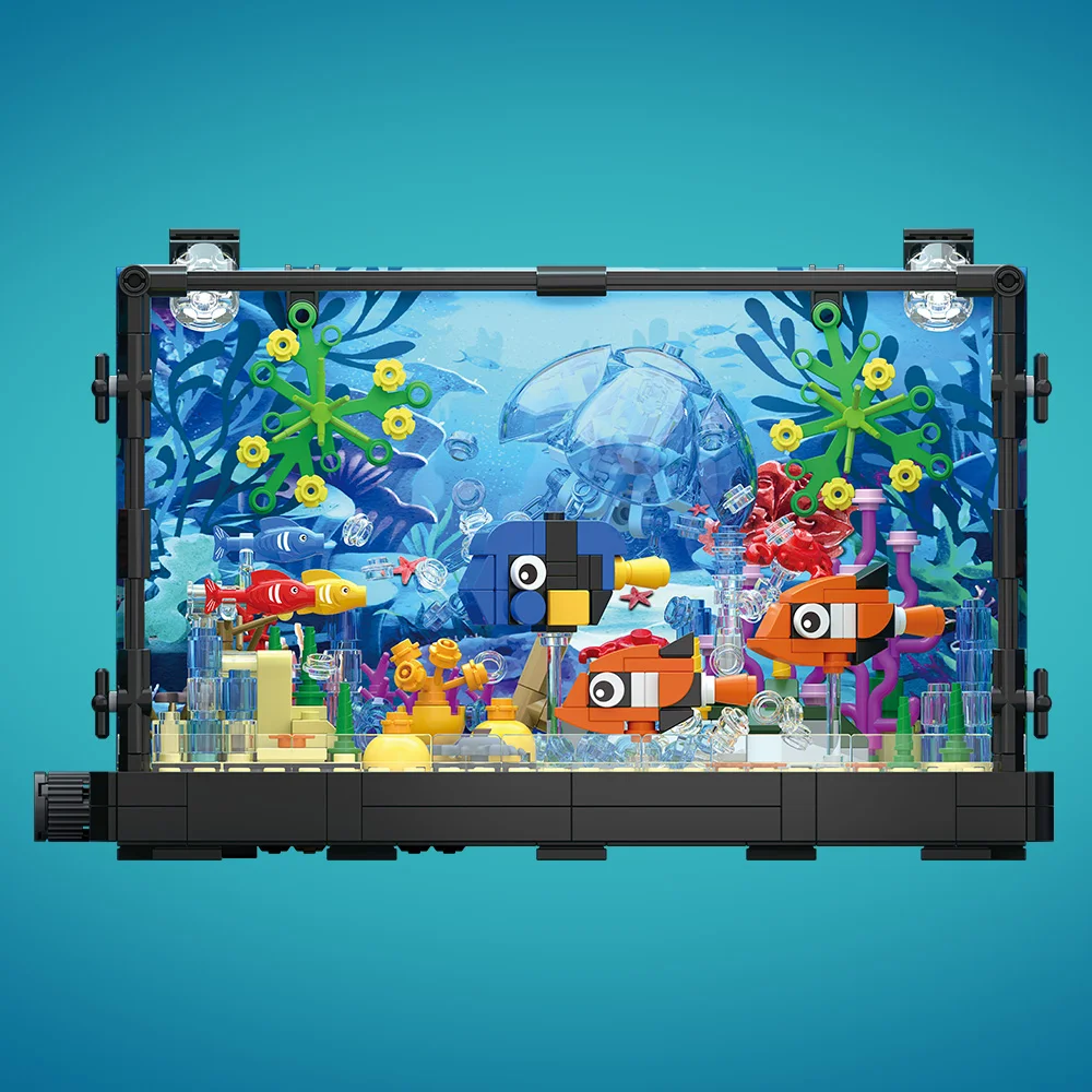 Işıklı Balık Tankı Yapı Taşı S - Marine Aquarium Home incelemesi ve fiyatı